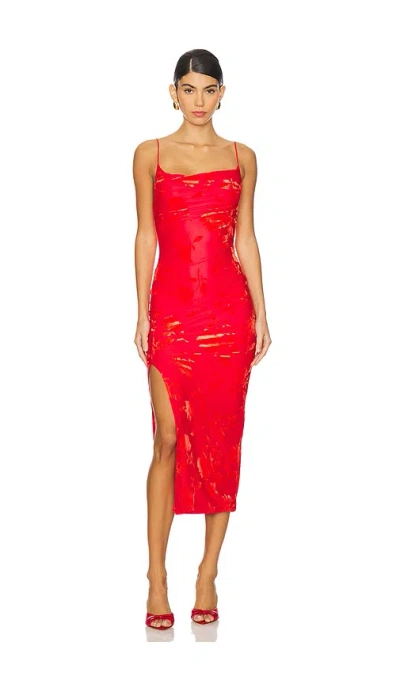 More To Come Kleid Deana In Red