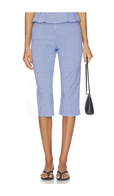 More To Come Drea Capri Pant In Blue