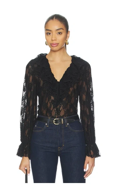More To Come Dulcie Top In Black