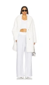 More To Come Elaine Faux Fur Coat In 윈터 화이트