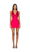 More To Come Eliza Mini Dress In Red