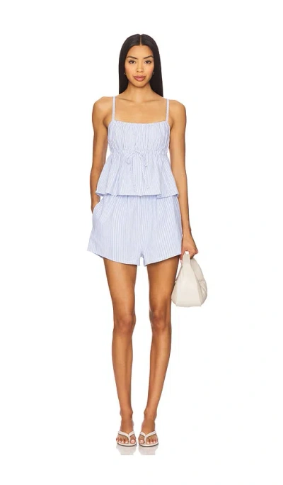 More To Come Eliza Short Set In Blue