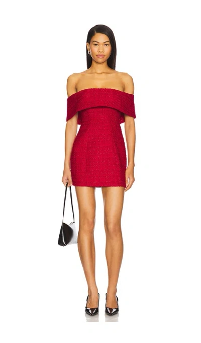 More To Come Elyna Mini Dress In 红色