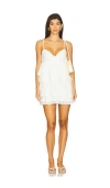 More To Come Evita Mini Dress In White