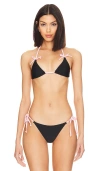 More To Come Fiorella Bikini Top In Black