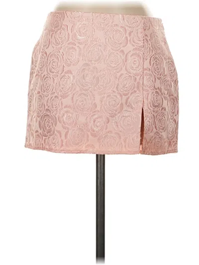 Pre-owned More To Come Formal Skirt In Pink