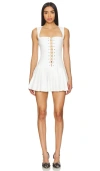 More To Come Gemma Mini Dress In White