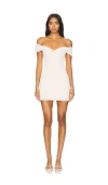 More To Come Graciela Off Shoulder Dress In Cream