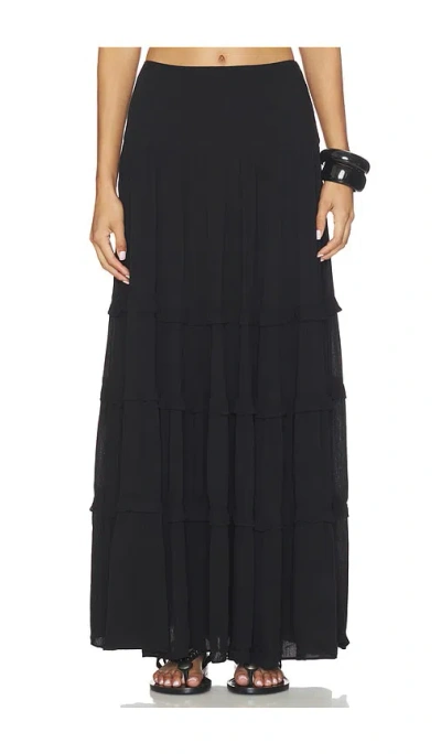 More To Come Harlow Maxi Skirt In Black