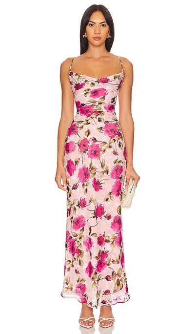 More To Come Haylo Maxi Dress In Pink Multi