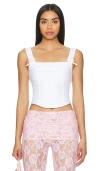More To Come Helena Top In White