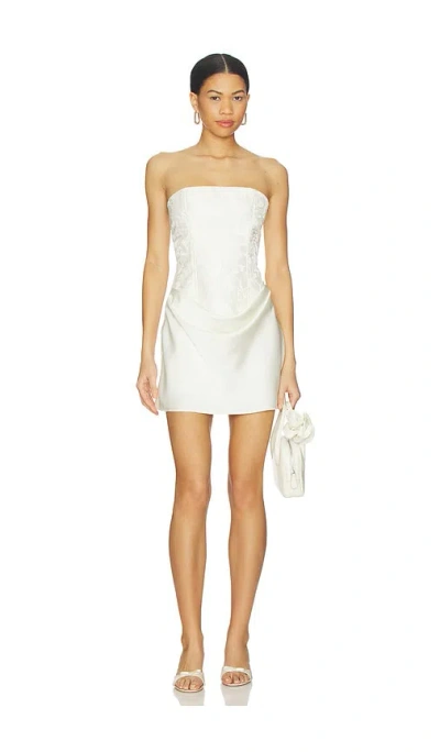 More To Come Holland Strapless Mini Dress In White