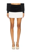 More To Come Hope Mini Skirt In Black & Nude