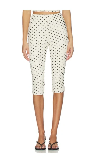 More To Come Iris Capri In White