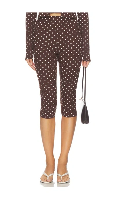 More To Come Iris Capri In Brown
