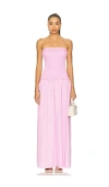 More To Come Izabella Strapless Maxi Dress