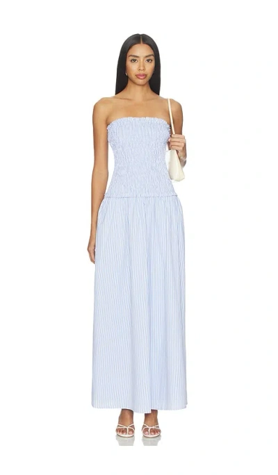 More To Come Izabella Strapless Maxi Dress In Multi