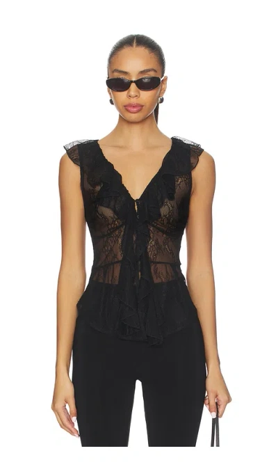 More To Come Izara Top In Black