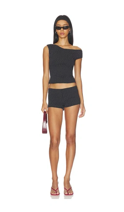 More To Come Jackelina Short Set In Black