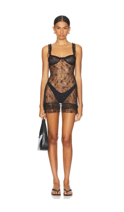 More To Come Jane Mini Dress In 블랙