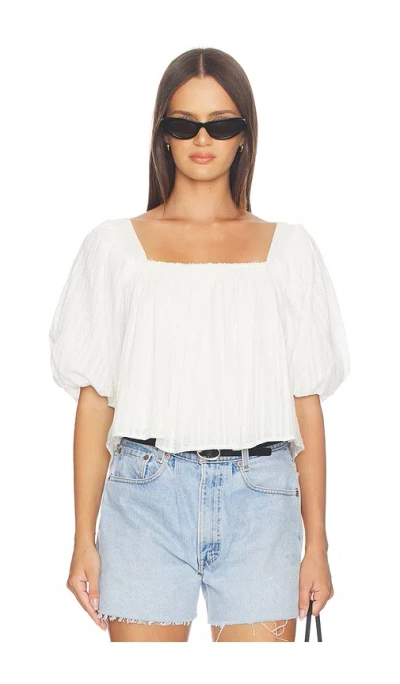 More To Come Janitra Top In White