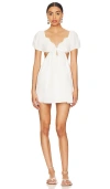 More To Come Jara Mini Dress In Ivory