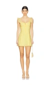 More To Come Jay Mini Dress In Lemon