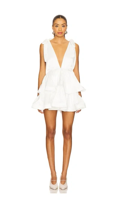 More To Come Jelena Mini Dress In White