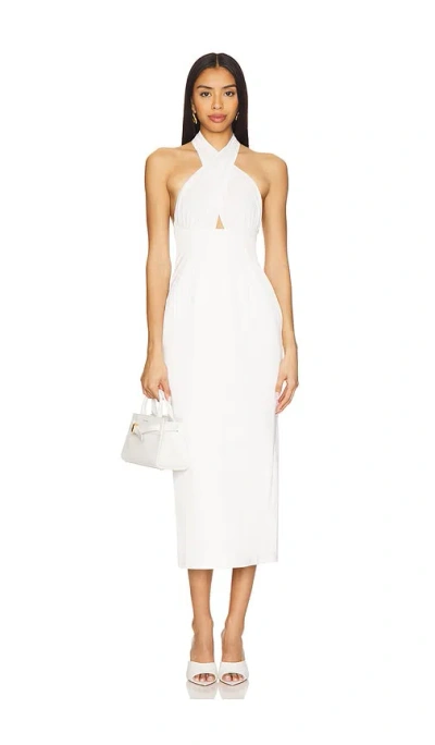 More To Come Josie Midi Dress In White
