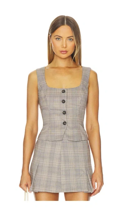 More To Come Julieta Top In Gray