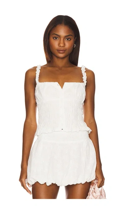 More To Come Kalea Top In White