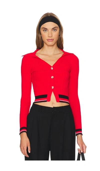 More To Come Keegan Cardigan In Red