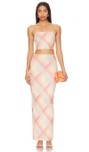 More To Come Kita Maxi Set In Pink Multi