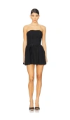More To Come Klaudia Strapless Mini Dress In Black