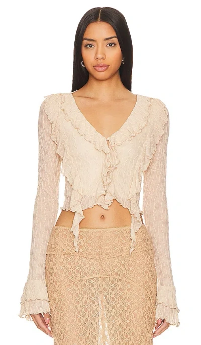 More To Come Lennox Top In Cream