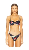 More To Come Lia Bikini Top In Fruit Multi
