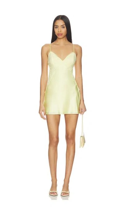 More To Come Lilac Mini Dress In Yellow