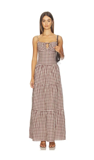 More To Come Lili Maxi Dress In Brown