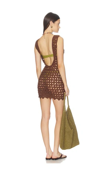 More To Come Linds Mini Dress In Brown