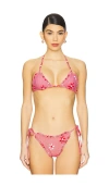 More To Come Lolita Bikini Top In Red