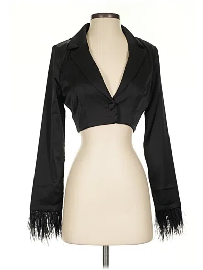 Pre-owned More To Come Long Sleeve Blouse In Black