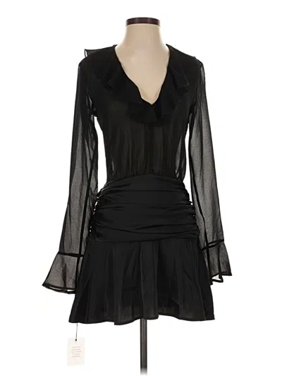 Pre-owned More To Come Long Sleeve Blouse In Black