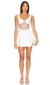 More To Come Lorah Mini Dress In Ivory