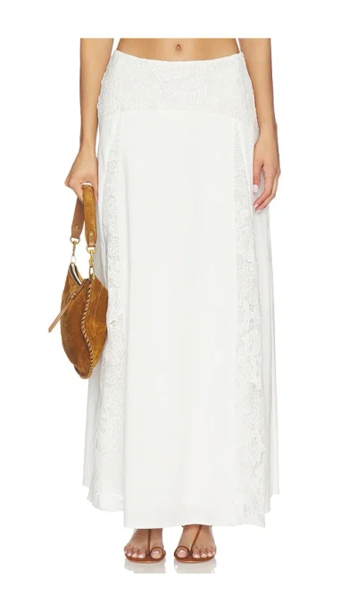 More To Come Loriela Maxi Skirt In White