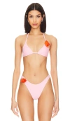 More To Come Lucia Bikini Top In Pink