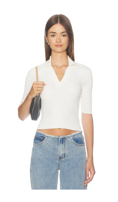 More To Come Lucille Knit Top In White