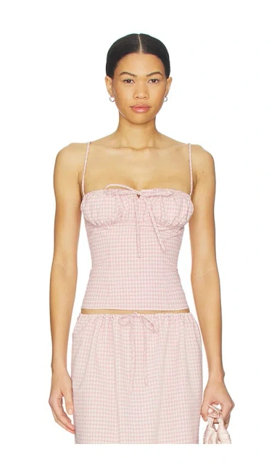 More To Come Luciya Cami Top In Pink