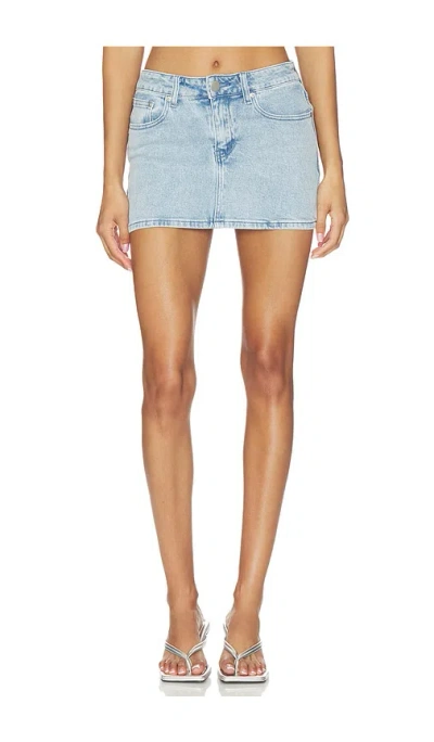 More To Come Maeve Denim Skirt In Blue