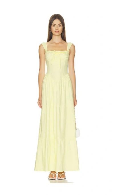 More To Come Maeve Maxi Dress In Yellow