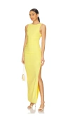 More To Come Maisie Maxi Dress In Butter Yellow